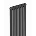 Радиатор вертикальный Rifar Tubog 2180 4 секции цвет Антрацит с боковым подключением