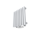 Радиатор стальной трубчатый КЗТО QUADRUM 40 V 500 горизонтальный, высота 580, белый