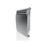 Биметаллический радиатор Royal Thermo Biliner 500 - 6 секций, SILVER SATIN (серый)