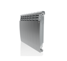 Радиатор Royal Thermo Biliner 500 биметаллический - 8 секций, SILVER SATIN (серый)