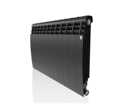 Радиатор биметаллический Royal Thermo Biliner 500 - 12 секций, NOIR SABLE (чёрный)