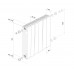Радиатор биметаллический Royal Thermo Pianoforte 500 - 10 секций, SILVER SATIN (серый)