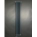 Вертикальный радиатор отопления Solira 2180/6,8 секций с нижним подключением 69 ТВВ, цвет серый RAL 7016 матовый