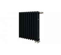 Радиатор отопления трубчатый горизонтальный Zehnder Charleston 3057 с нижним подключением ТВВ, чёрный