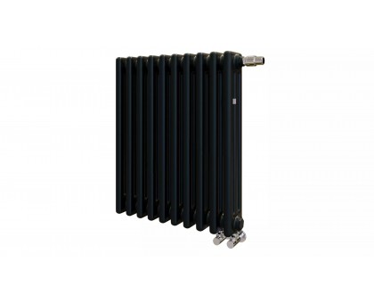 Радиатор отопления трубчатый горизонтальный Zehnder Charleston 3057 с нижним подключением ТВВ, чёрный