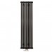 Трубчатый радиатор отопления вертикальный с нижним подключением Zehnder Charleston 3180 чёрный