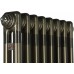 Радиатор трубчатый вертикальный с нижним подключением Zehnder Charleston 3180, прозрачный лак (Techno Line)