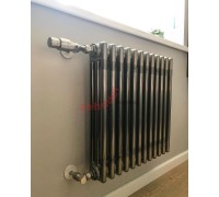 Стальной трубчатый радиатор отопления Zehnder Charleston 3057 боковое подключение, прозрачный лак (Techno Line)