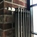 Радиатор трубчатый Zehnder Charleston 2180 вертикальный нижнее подключение ТВВ, прозрачный лак (Techno Line)