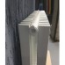 Стальной трубчатый радиатор КЗТО Параллели вертикальный, высота 1784, глубина 112, белый