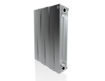 Биметаллический радиатор Royal Thermo Pianoforte 500 - 6 секций, SILVER SATIN (серый)